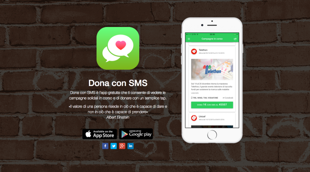 Dona con SMS